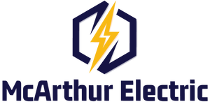 McArthur Electric link and logo to home